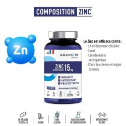 Granions Zinc 15Mg Cpr 60
