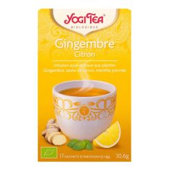 Yogi Tea Tis Ayurvédi Gingembre Citron 17Sach