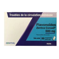 Flavonoides Zentiva 500Mg 60Cp