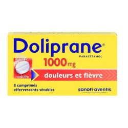 Doliprane 1000Mg Cpr Efse T/8