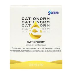 Cationorm Emul Ophtalm Séch Ocul 30Unid/0,4Ml