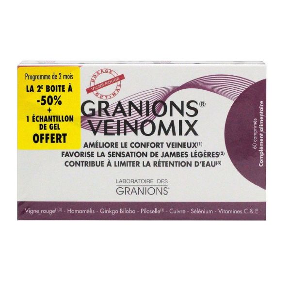Granions Veinomix Cpr 60 X2