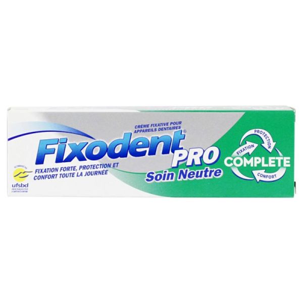 Fixodent Pro Cr Adhés Soin Neutre T/47G