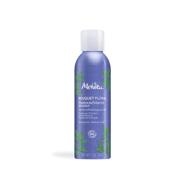 Melvita Poudre exfoliante douceur Bouquet Floral Deto