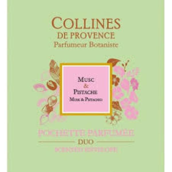 Collines Pochette Parf Musc Et Pistache