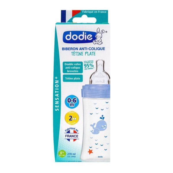 Dodie Sensat+ Bib Tet Pl D2 0-6M Mer 270Ml