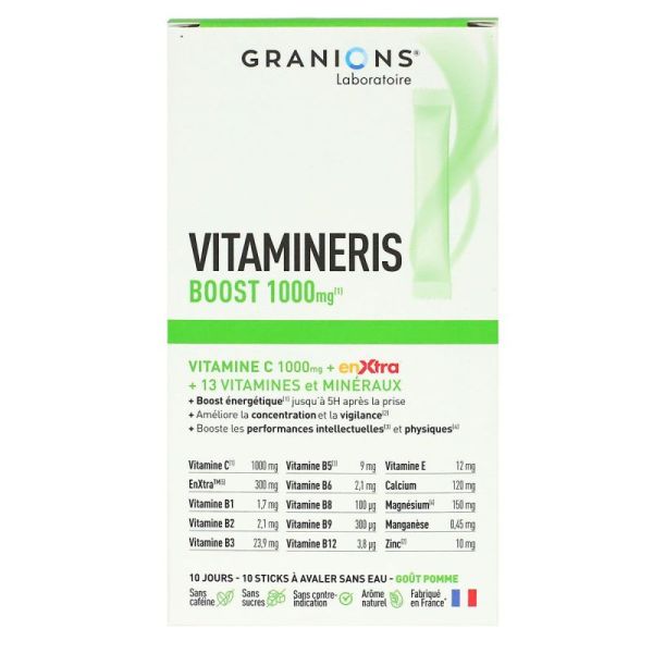 Granions Vitamineris Boost Stick10