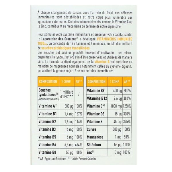 Granions Vitamineris Immun Eff 30