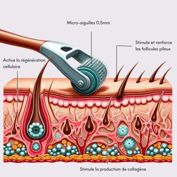 Makemymask Dermaroller Capillaire