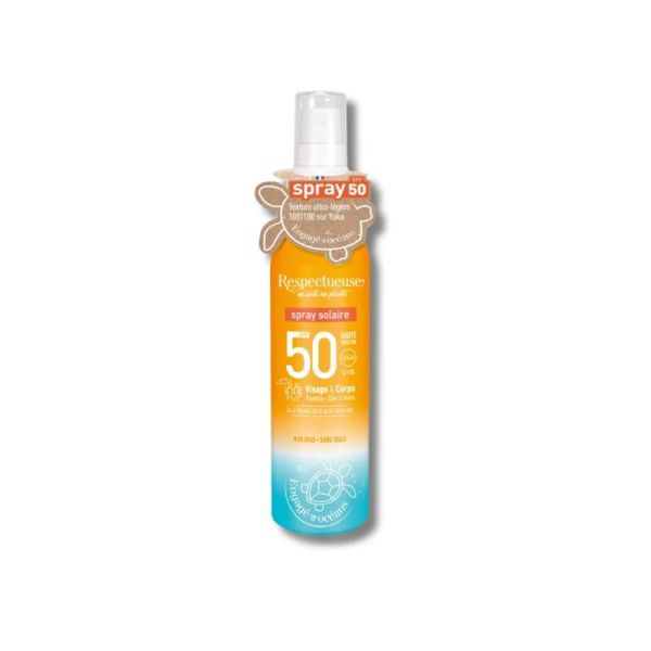 Respectueuse Spray Solaire Spf50 100Ml