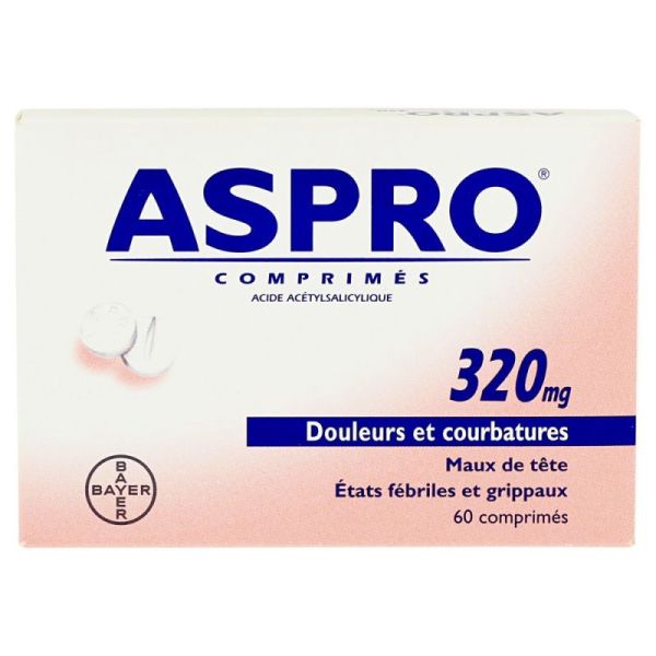 Aspro 320Mg Cpr Plq/60