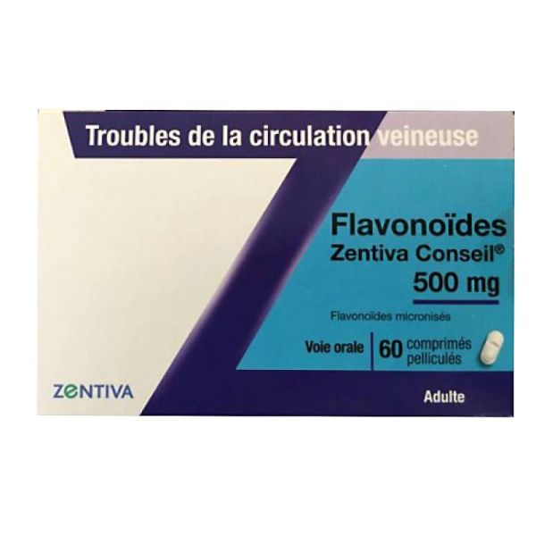 Flavonoides Zentiva 500Mg 60Cp