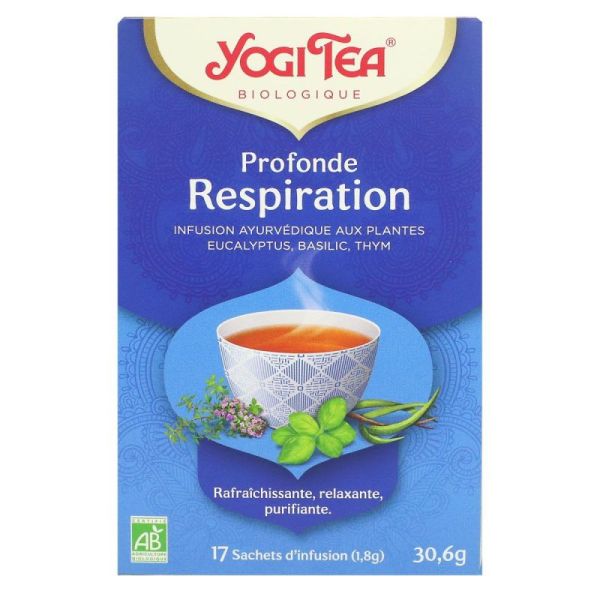 Yogi Tea Tis Ayurvédi Profonde Respir 17Sach