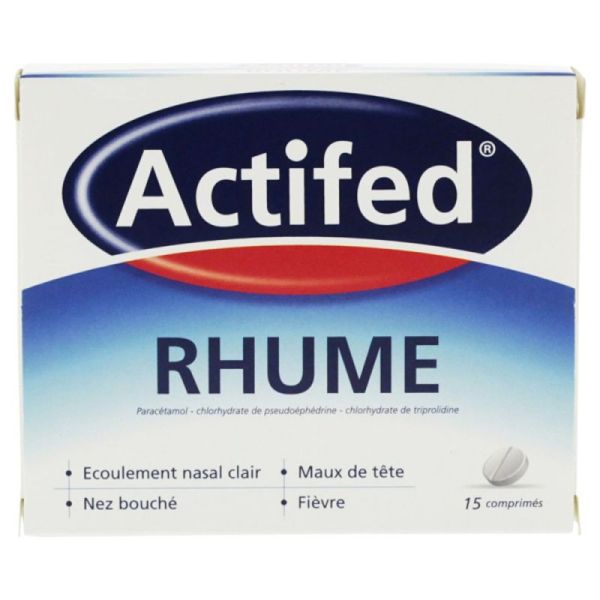 Actifed Rhume Cpr Plq/15