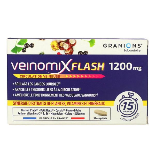 Granions Veinomix Flash Cpr 30