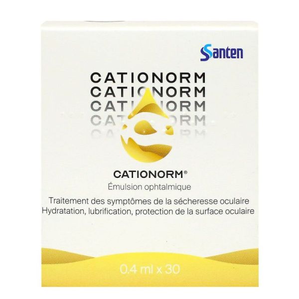 Cationorm Emul Ophtalm Séch Ocul 30Unid/0,4Ml