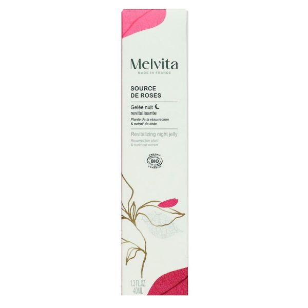 Melvita Rose Gelee Nuit Revit 40Ml