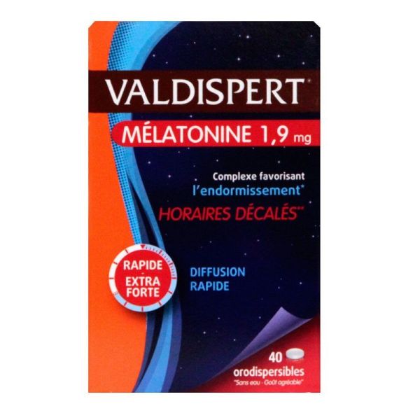 Valdispert Melatonine 1,9Mg Cpr Orod B/40